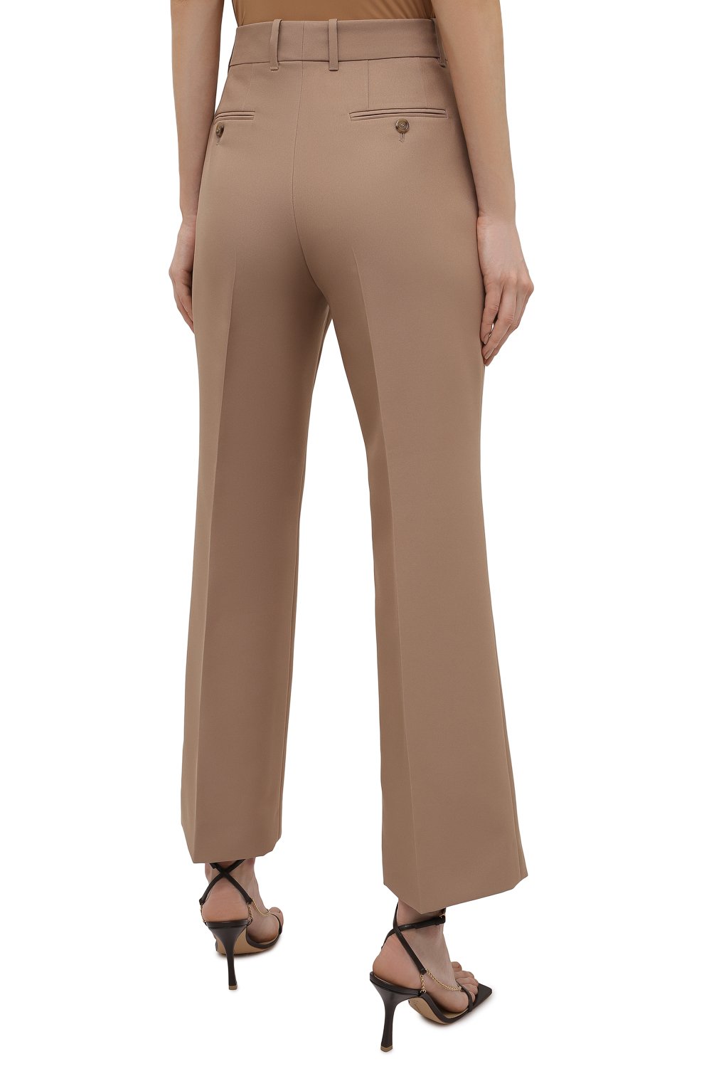 Брюки GUCCI бежевого цвета по цене 93600 руб., арт. 661739/Z713C, фото 4 Брюки GUCCI, арт. 661739/Z713C, фото 4