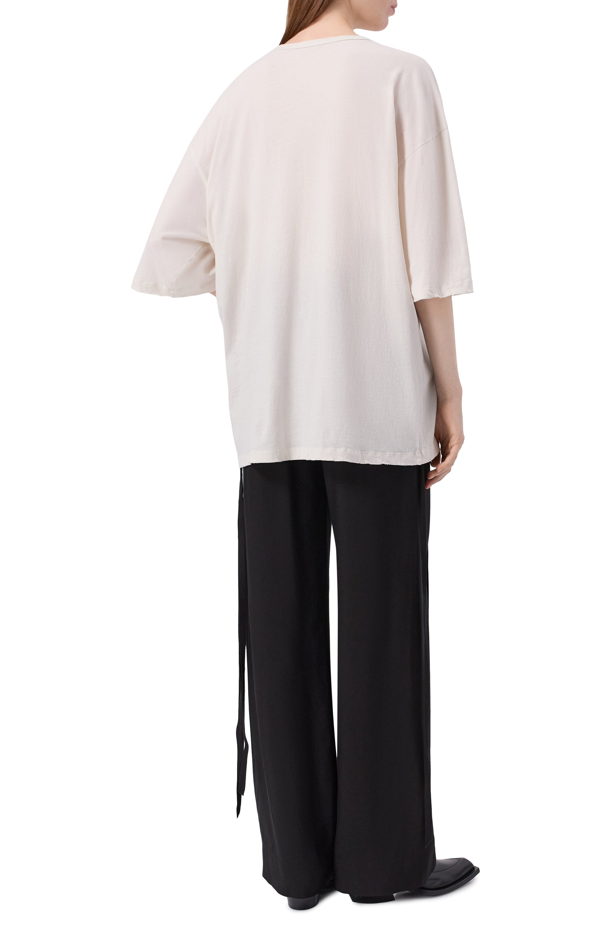 Хлопковая футболка ANN DEMEULEMEESTER, арт. B0013244/FA637, фото 4