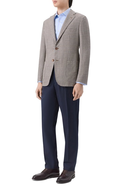 Хлопковая сорочка Giampaolo 908/TS15014_PG Голубой  908/TS15014_PG Фото 2