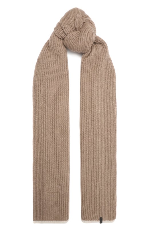 Кашемировый шарф Brunello Cucinelli M12504989 Бежевый M12504989