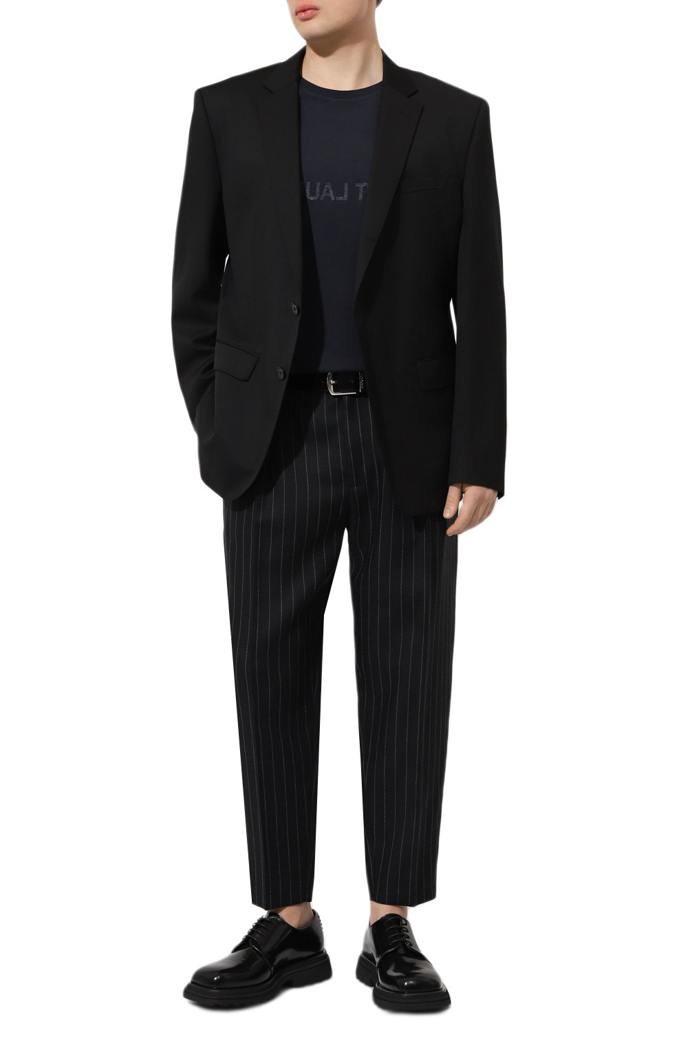 Хлопковая футболка SAINT LAURENT, арт. 663278/Y37AW, фото 2