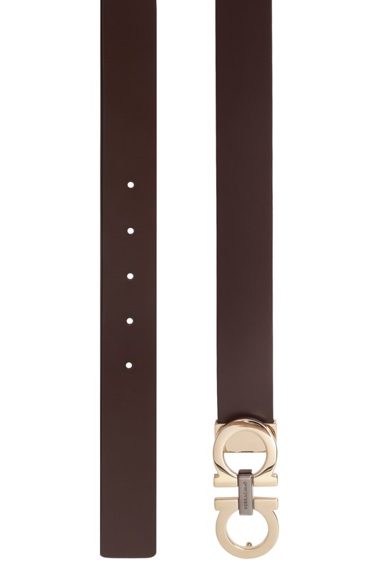 Двусторонний ремень Ferragamo 670391/785965 Коричневый  670391/785965 Фото 4