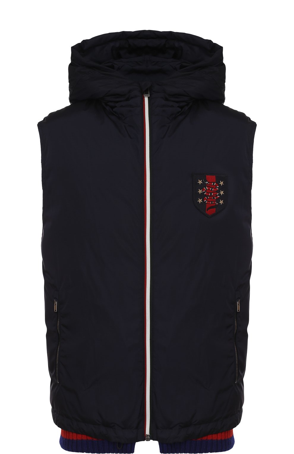 Утепленный жилет на молнии с капюшоном GUCCI, арт. 429524/Z4190, фото 1