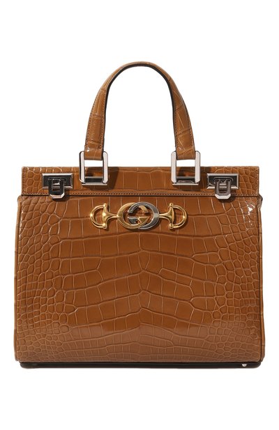 Женская сумка zumi small из кожи аллигатора GUCCI, арт. 569712 EV40X