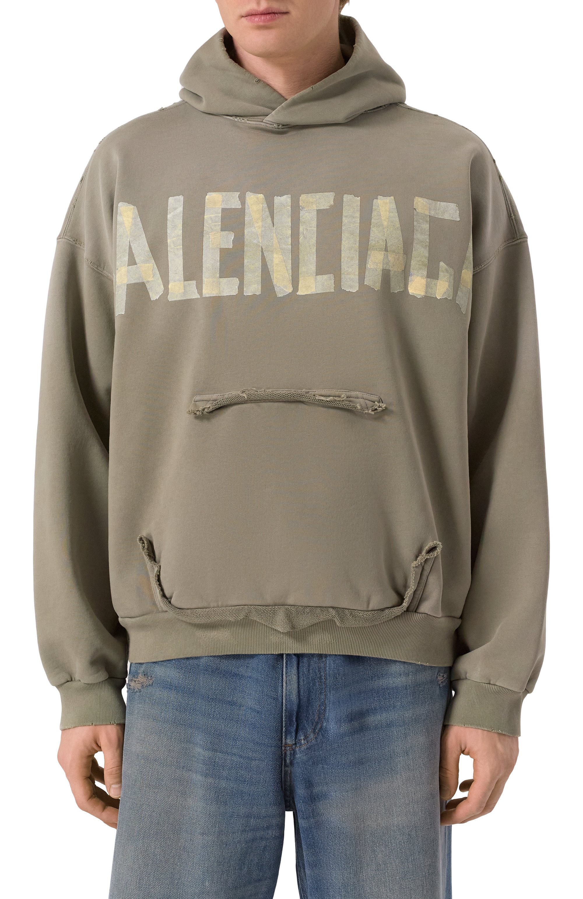 Хлопковое худи BALENCIAGA, арт. 744441/TQVA9, фото 3