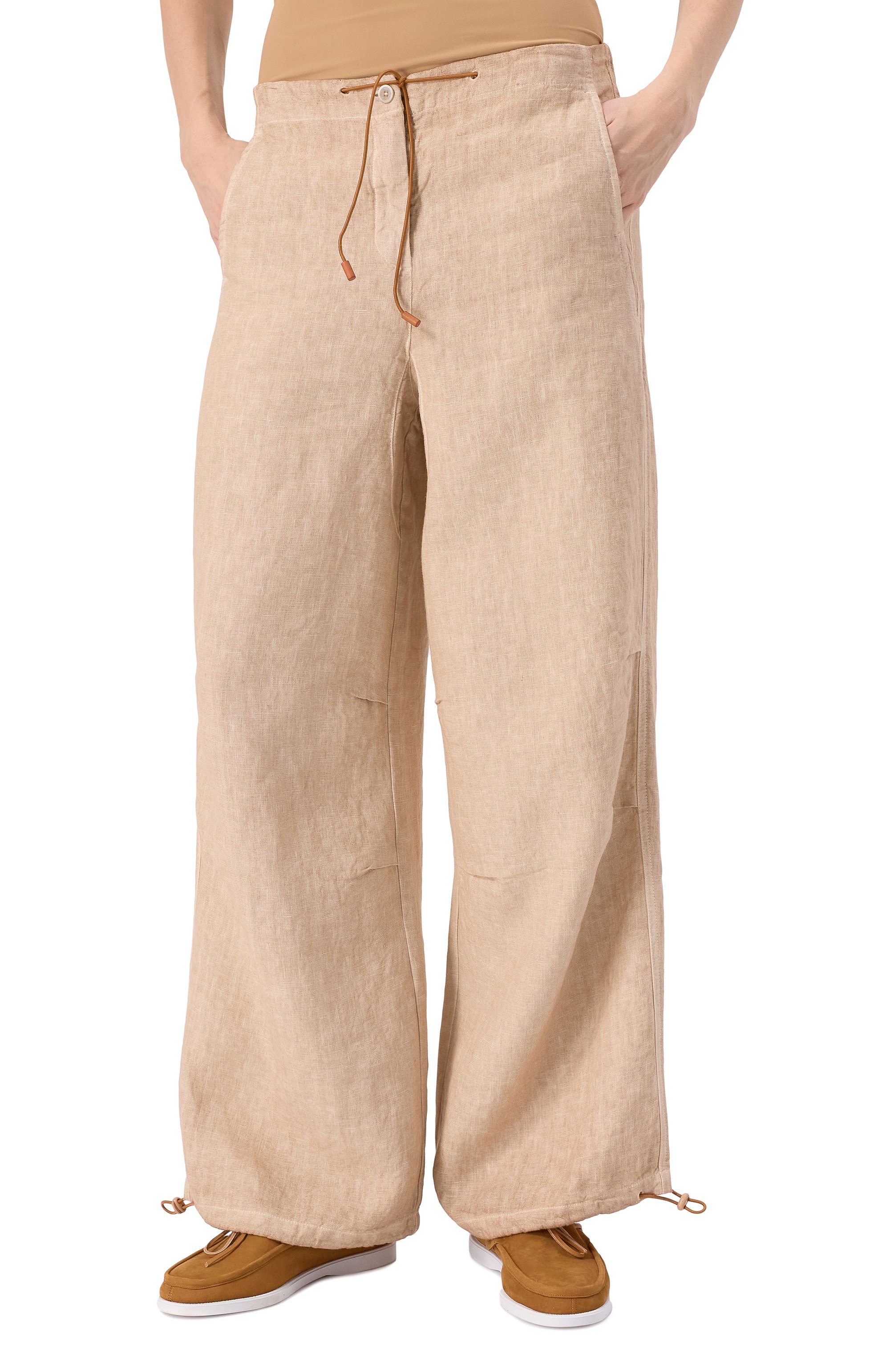 Льняные брюки 120% LINO, арт. 32ALIW29PP/0000476, фото 3