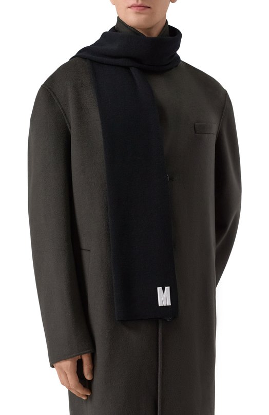 Шерстяной шарф Moschino 50244/M5876 Чёрный  50244/M5876 Фото 2