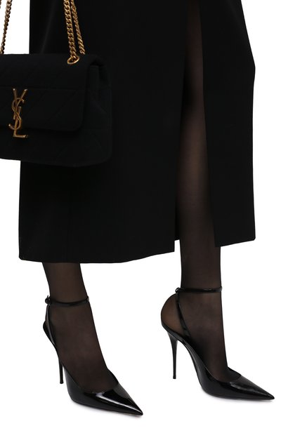 Кожаные туфли instinct SAINT LAURENT, арт. 656824/0NP00, фото 3