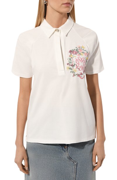 Хлопковое поло ELIE SAAB, арт. TS003, фото 3