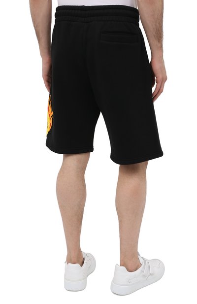 Хлопковые шорты PALM ANGELS, арт. PMCI010R21FLE0011018, фото 4