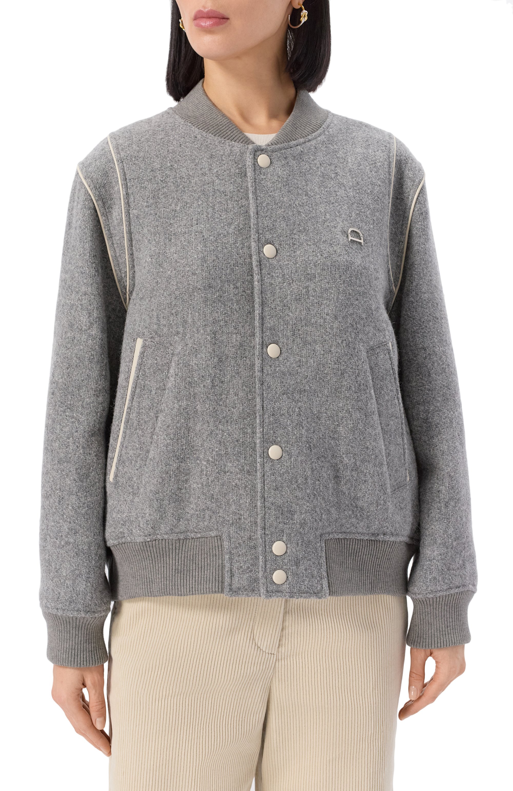 Шерстяной бомбер DUNST, арт. UDJU5D124G2, фото 3