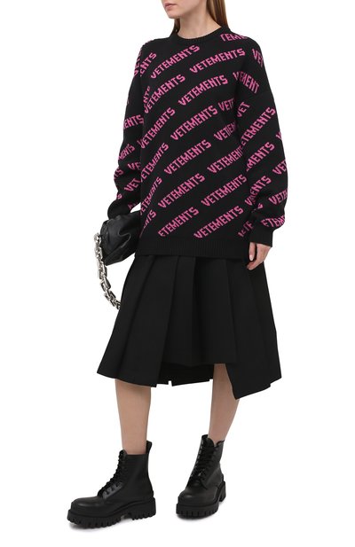 Свитер из хлопка и кашемира VETEMENTS, арт. UE51KN200X 1399/W, фото 2
