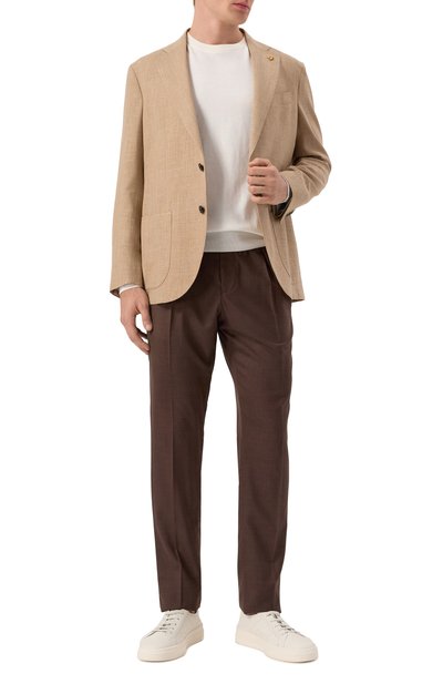 Пиджак из шерсти и шелка SARTORIA LATORRE, арт. EF74/UH0384, фото 3