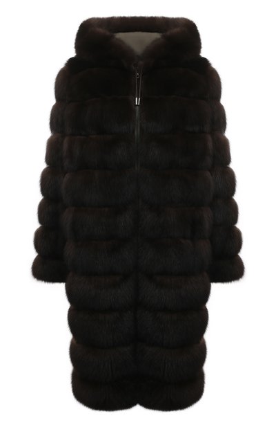 Двусторонняя шуба из меха соболя YVES SALOMON, арт. 9WYM48905ZIRV, фото 1