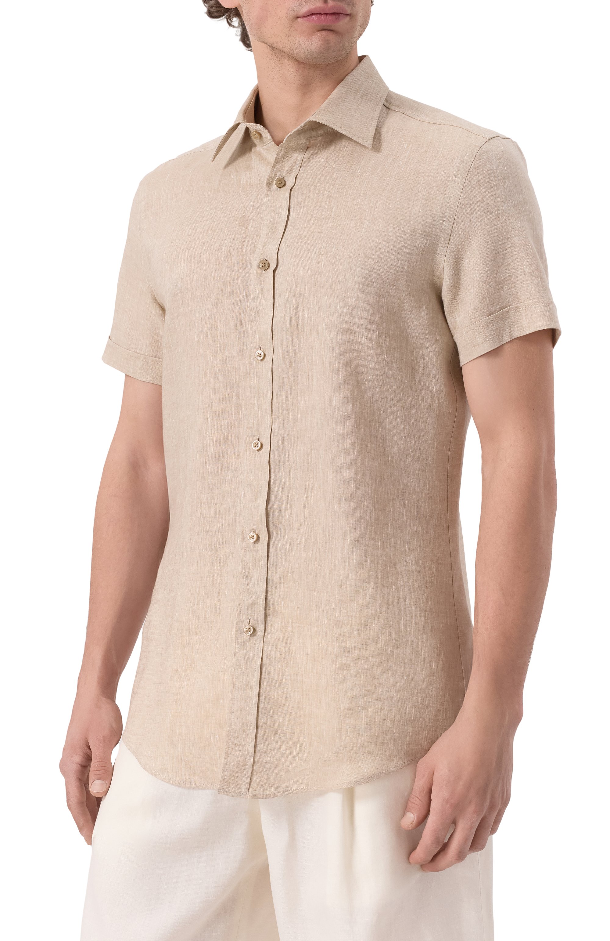 Льняная рубашка BOSS, арт. 50540084, фото 3