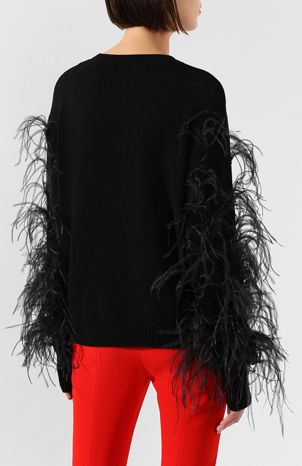 Пуловер из смеси шерсти и кашемира VALENTINO, арт. SB3KCA414S8, фото 4