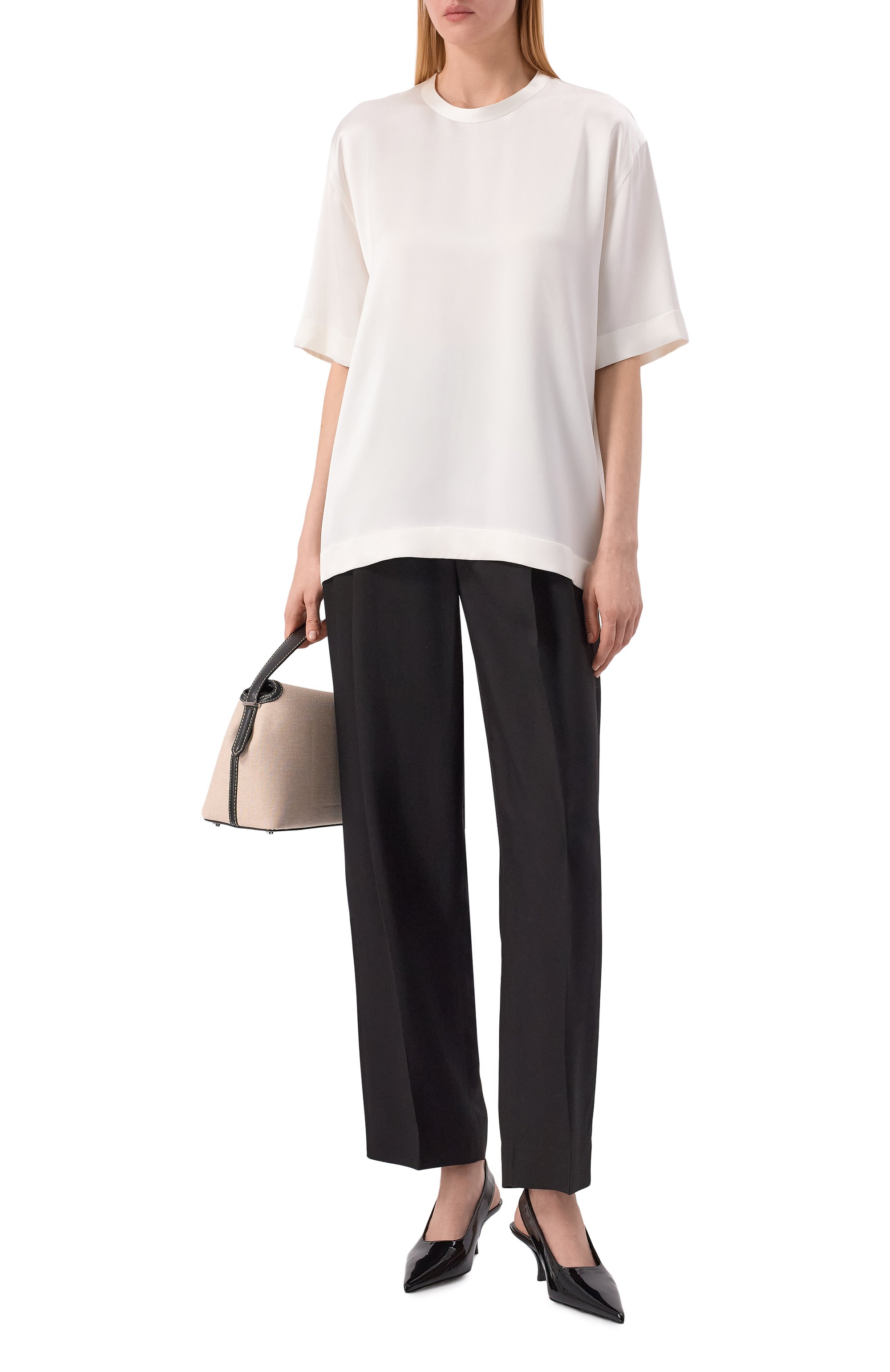 Атласный топ TOTEME, арт. 261-WRT0629-FB0546, фото 2