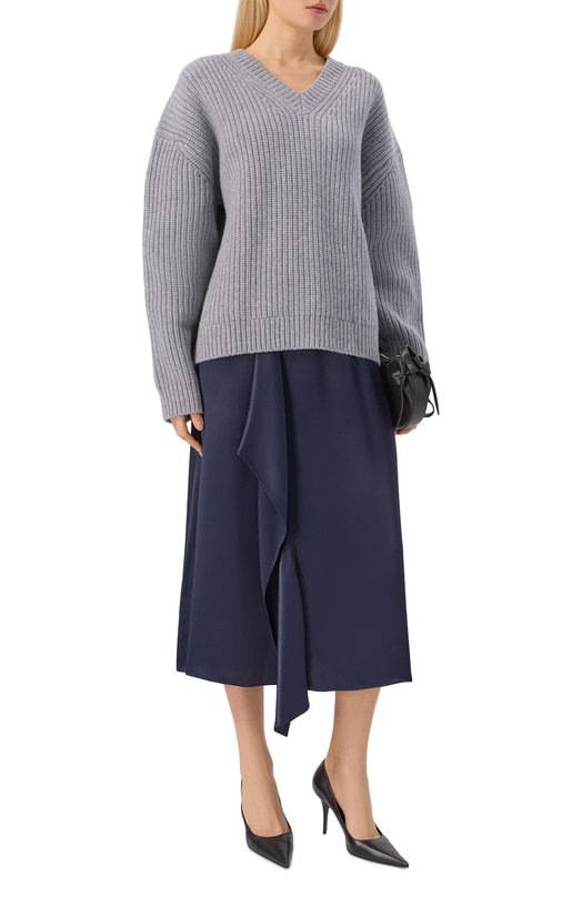 Юбка из вискозы BOSS 50552076 Синий  50552076 Фото 2