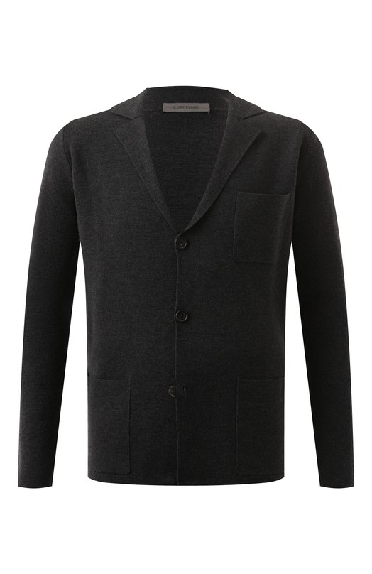 Шерстяной пиджак Corneliani 94M586-9425164 Серый 94M586-9425164