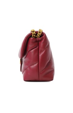 Женская сумка love puff classic PINKO бордового цвета, арт. 100038/A0F2 | Фото 4 (Материал: Натуральная кожа; Размер: medium; Ремень/цепочка: На ремешке)