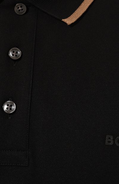 Хлопковое поло BOSS, арт. 50494697, фото 5