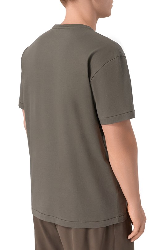 Хлопковая футболка Giorgio Brato TX26S1908C0TM Серый  TX26S1908C0TM Фото 4