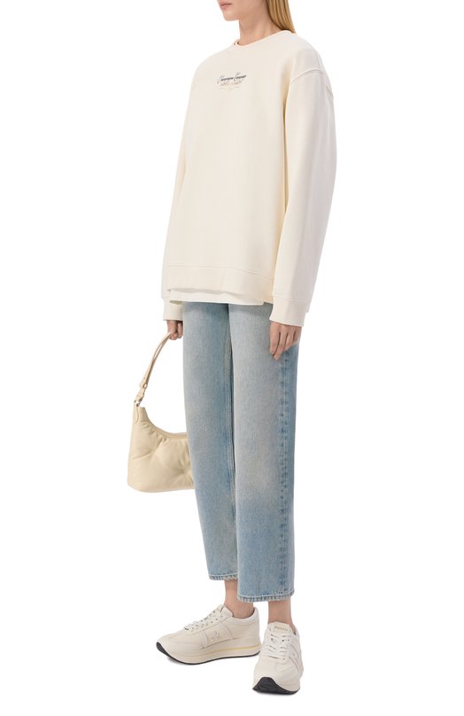 Кожаные кроссовки Bethcoin Premiata BETHC0IN/VAR 8147 Кремовый  BETHC0IN/VAR 8147 Фото 3