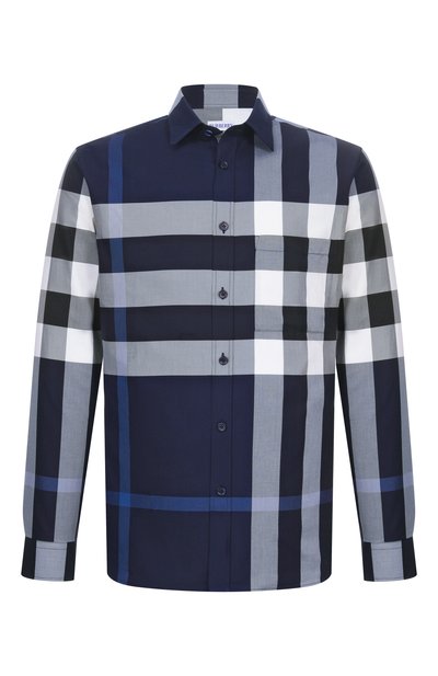Мужская хлопковая рубашка BURBERRY, арт. 8071536
