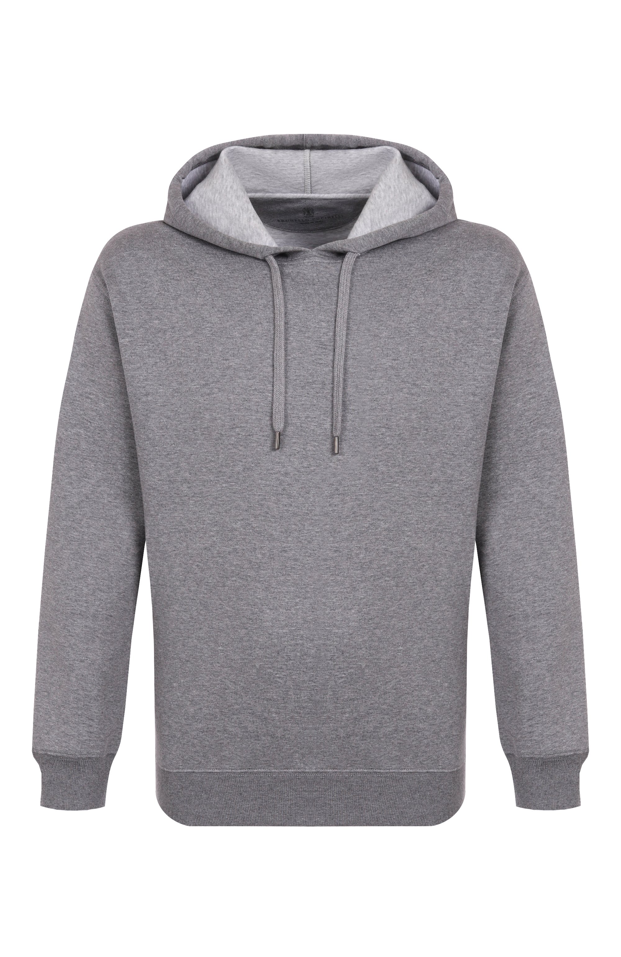 Худи из хлопка и кашемира BRUNELLO CUCINELLI, арт. MM8319021G, фото 1