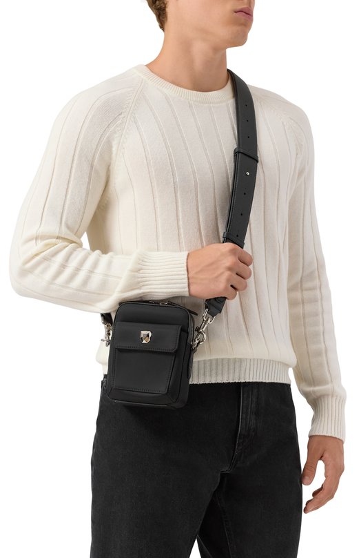 Сумка Marcello small Rubeus Milano CR0SSB0DY SMALL/CALFSKIN GRAN PRIX+NYL0N_SET Чёрный  CR0SSB0DY SMALL/CALFSKIN GRAN PRIX+NYL0N_SET Фото 2