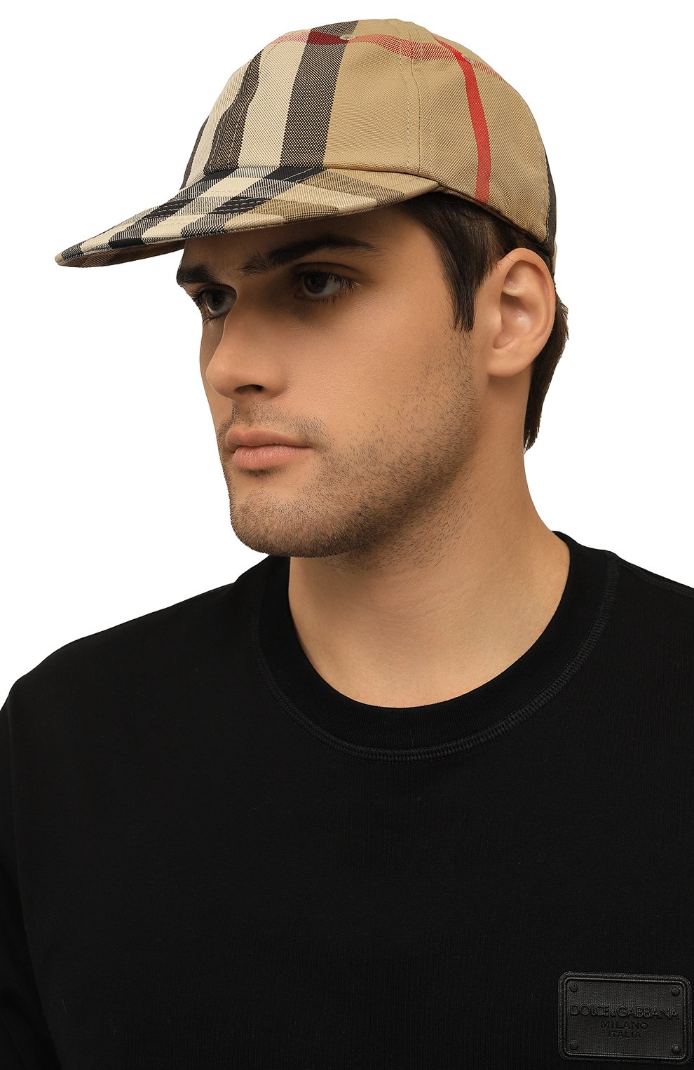 Хлопковая бейсболка BURBERRY, арт. 8056296, фото 2