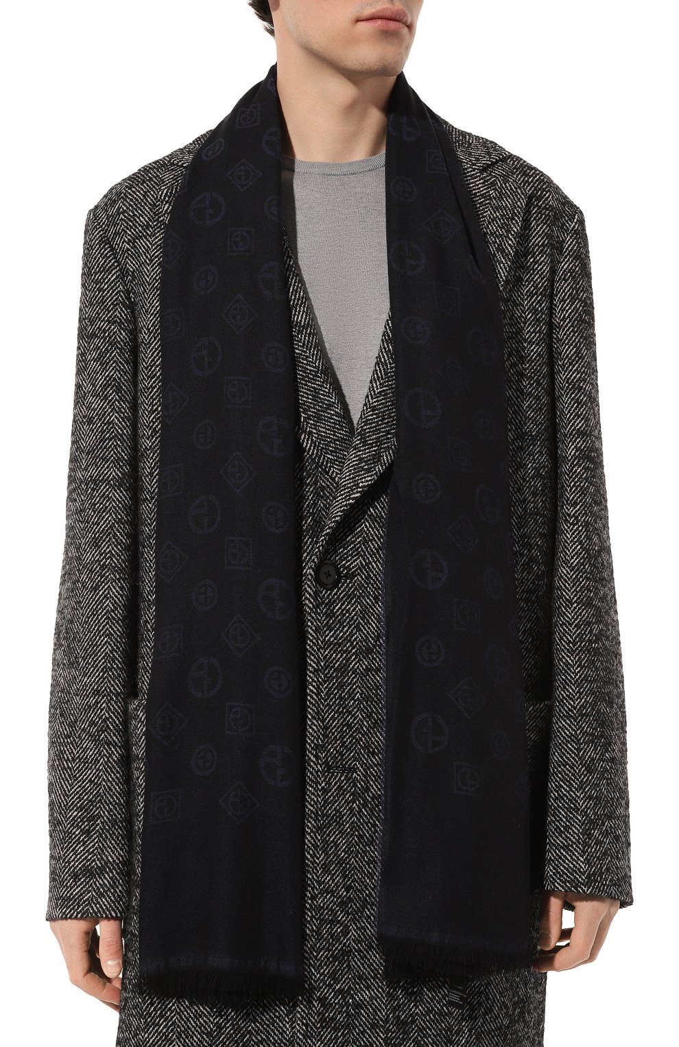 Кашемировый шарф GIORGIO ARMANI, арт. 745204/4R110, фото 2