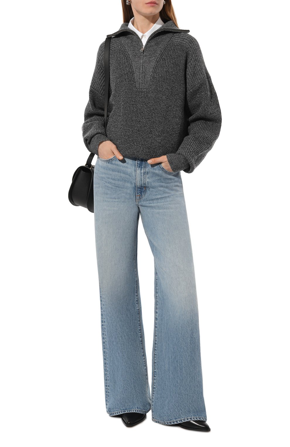 Джинсы SLVRLAKE голубого цвета по цене 49950 руб., арт. EVAJ707SHDTF, фото 2 Джинсы SLVRLAKE, арт. EVAJ707SHDTF, фото 2