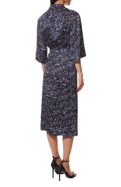 Платье из вискозы и шелка DRIES VAN NOTEN, арт. 221-011004-4338, фото 4