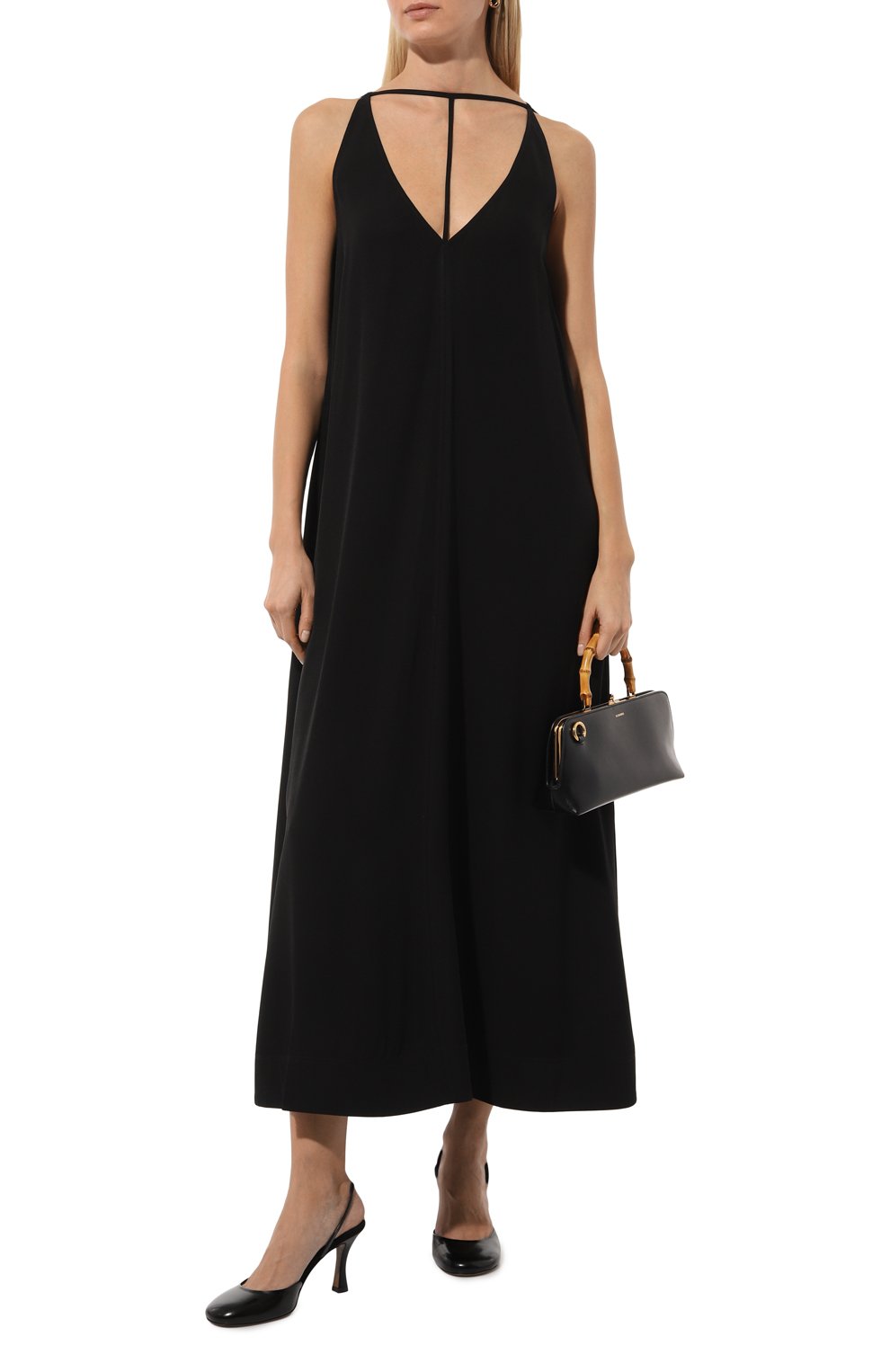 Платье из вискозы TOTEME, арт. 243-WRD0122-FB0020, фото 2