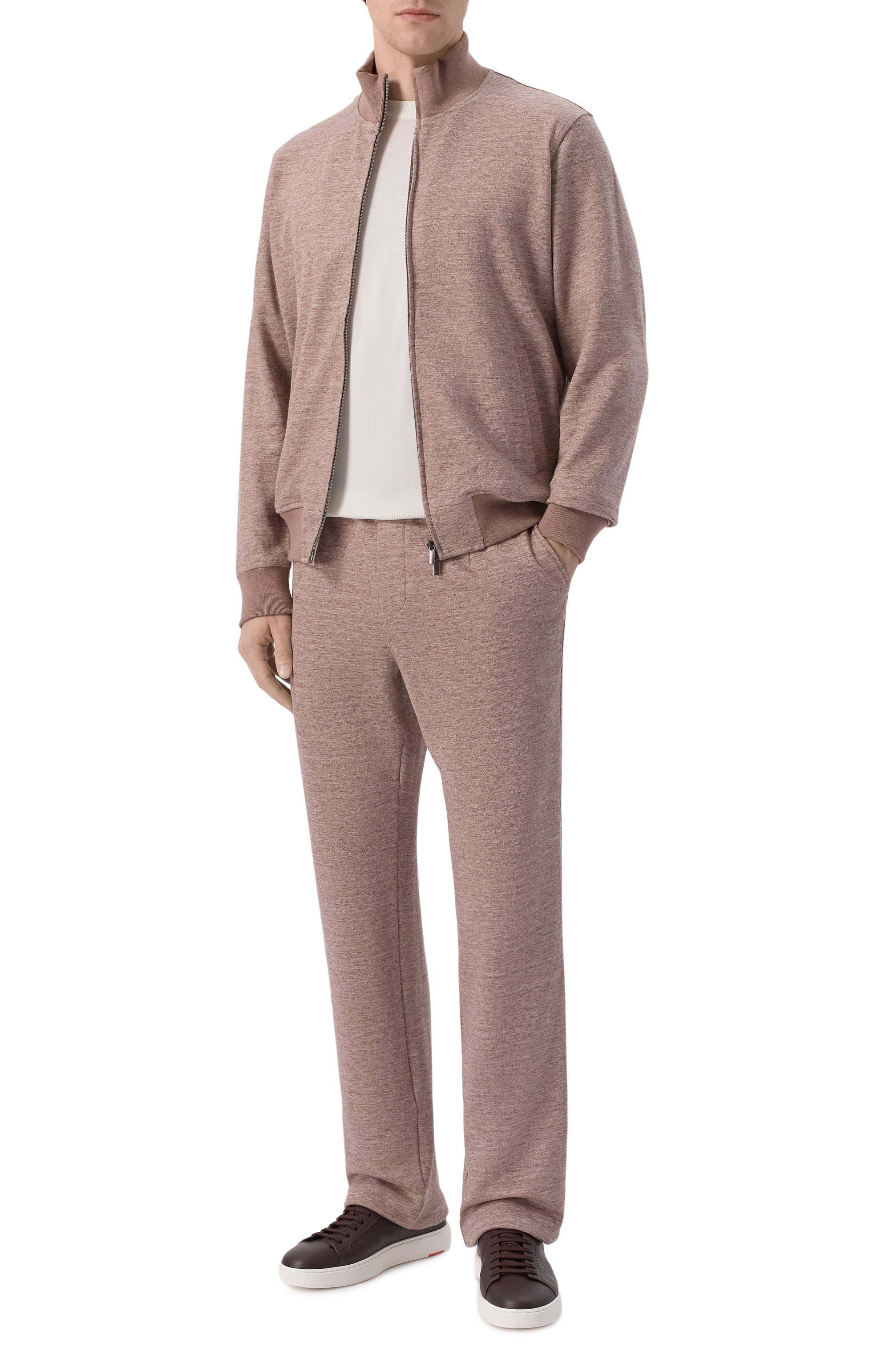 Брюки изо льна и хлопка ANDREA CAMPAGNA, арт. 20M732.ZQ00.CAMP., фото 2