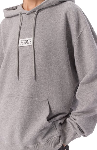 Хлопковое худи MM6, арт. SH0GU0042/M25025, фото 5