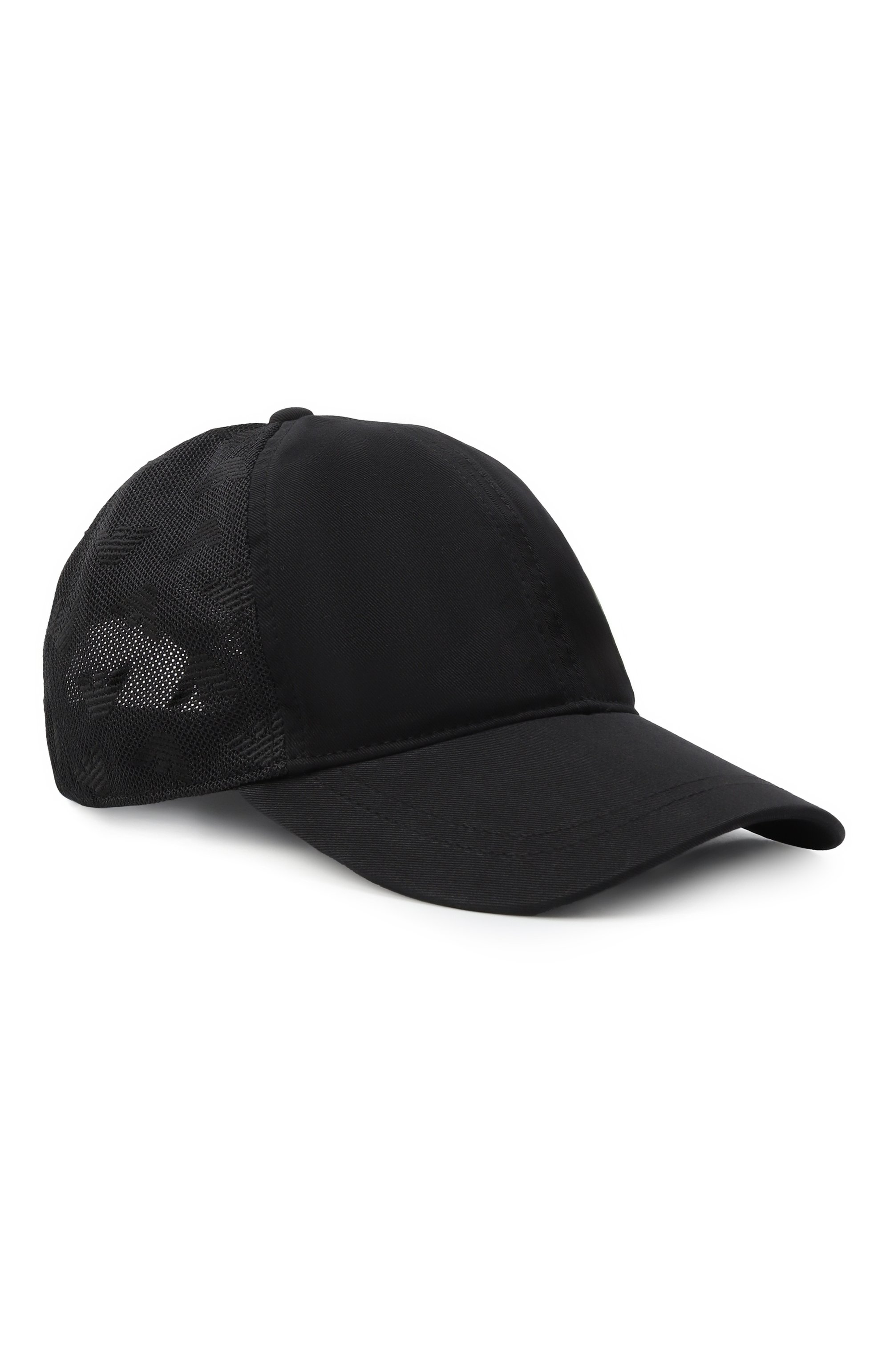 Бейсболка EMPORIO ARMANI черного цвета по цене 15300 руб., арт. EW001623/AF15070, фото 1 Бейсболка EMPORIO ARMANI, арт. EW001623/AF15070, фото 1