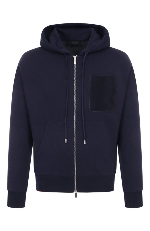 Толстовка из хлопка и кашемира Zilli SWS006M0176VEST00 Синий SWS006M0176VEST00