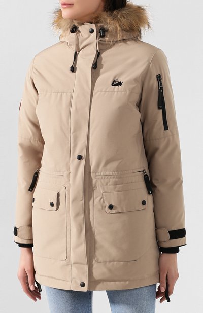 Пуховая парка с меховой отделкой капюшона ARCTIC EXPLORER, арт. POLRS_SAND, фото 3
