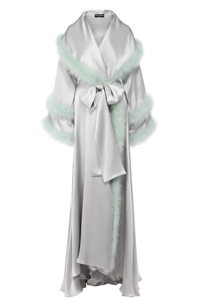 Шелковый халат DOLCE & GABBANA, арт. F0Y81Z/FU1NU, фото 1