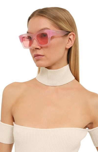 Солнцезащитные очки JACQUEMUS, арт. LES LUNETTES BACI MULTI PINK, фото 2