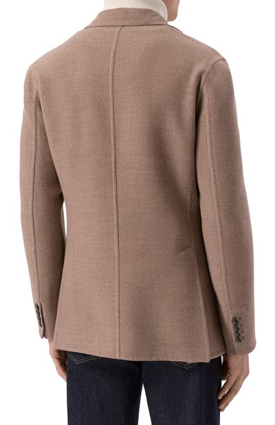 Шерстяной пиджак STEFANO RICCI бежевого цвета по цене 396000 руб., арт. M1RSDB23T0/W0001P, фото 4 Шерстяной пиджак STEFANO RICCI, арт. M1RSDB23T0/W0001P, фото 4