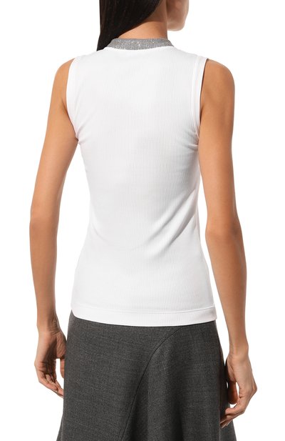 Хлопковый топ BRUNELLO CUCINELLI, арт. MP902HR330, фото 4