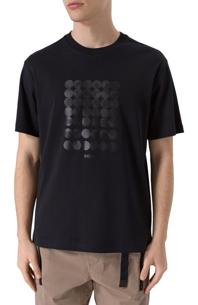 Хлопковая футболка BOSS GREEN, арт. 50537845, фото 3