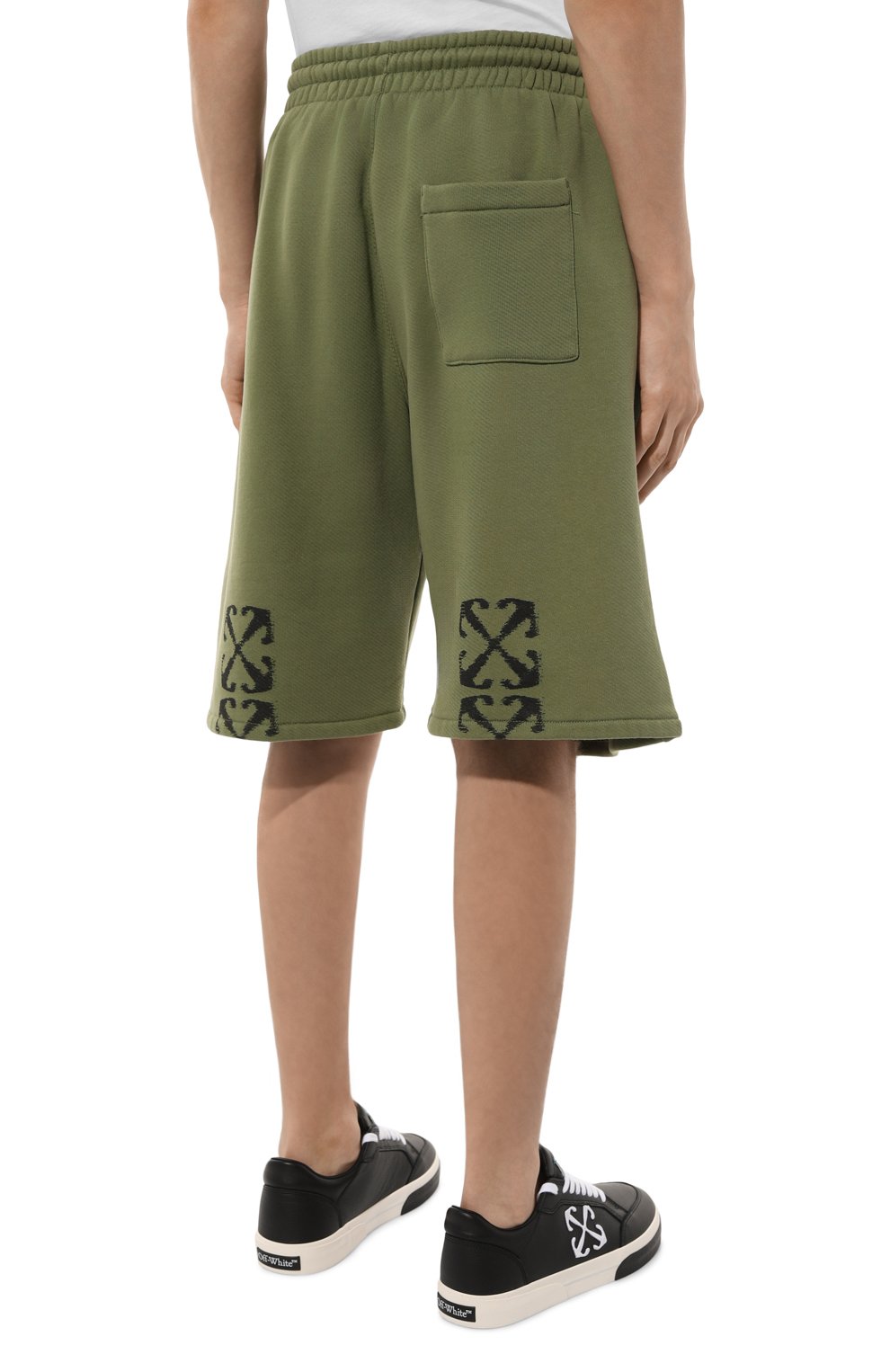 Хлопковые шорты OFF-WHITE, арт. 0MCI013F24FLE003, фото 4