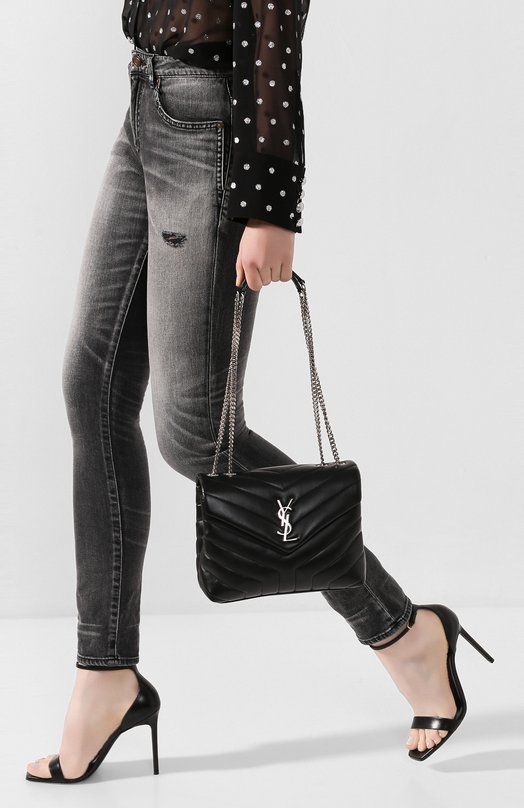 Сумка Monogram Loulou small Saint Laurent 494699/DV726 Чёрный  494699/DV726 Фото 2