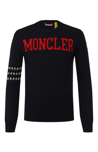 Шерстяной джемпер с логотипом бренда MONCLER, арт. D2-091-90337-00-969AE, фото 1