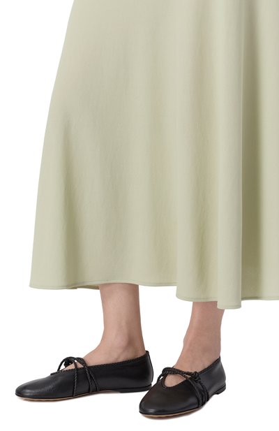 Женские кожаные балетки rosa mary-jane BOTTEGA VENETA, арт. 855866/VBSD0