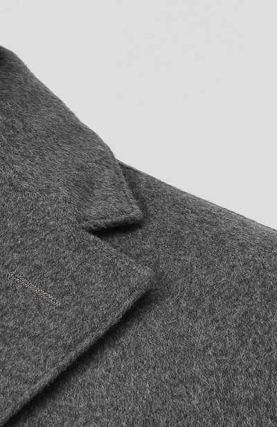 Однобортное шерстяное пальто с подстежкой CORNELIANI, арт. 821584-8813179/00, фото 5